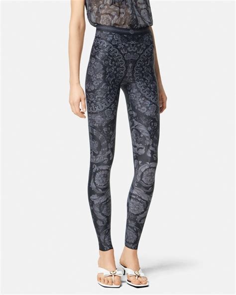 versace yoga|Versace designer leggings.